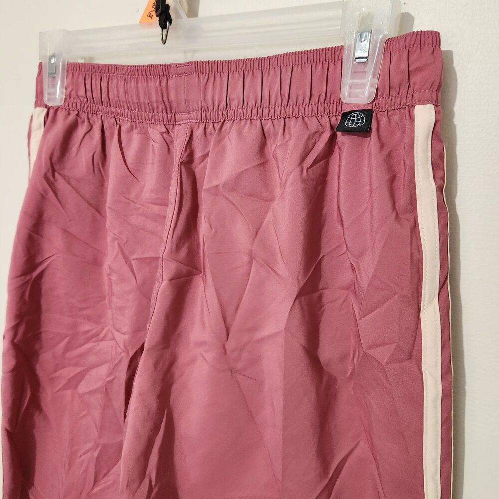 Adidas Swim Shorts Size Small Dust Pink Color Elastic Waist With Pockets - Picture 9 of 16